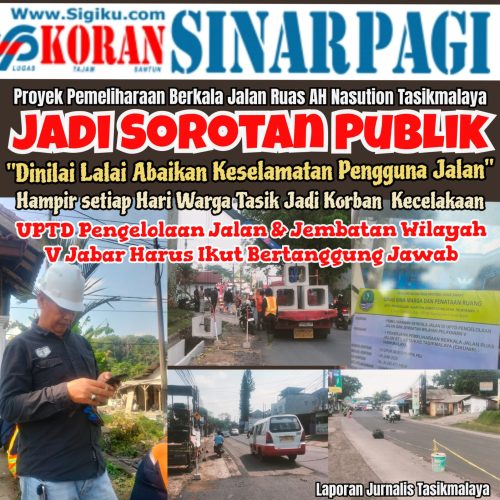 Warga Tasik Jadi Korban Kecelakaan Proyek Jalan AH...