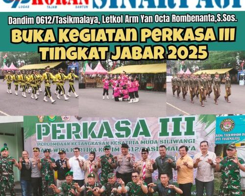 Dandim 0612/Tasikmalaya Buka Kegiatan Lomba PERKASA III...