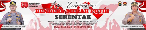 Kapolres Bangka Ajak Warga Kibarkan Bendera Merah Putih...