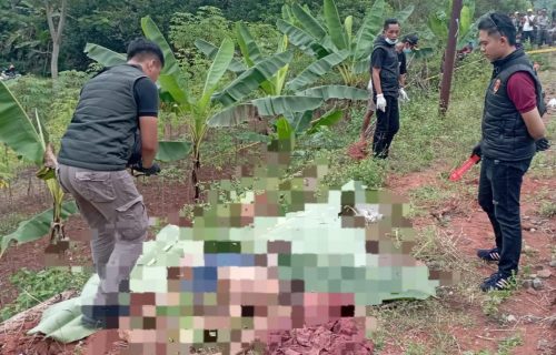 Polsek Cijeungjing Selidiki Kecelakaan Kereta Api Nenek Ami