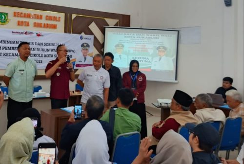 Walikota Sukabumi Buka Bimtek P2RW di Kecamatan Cikole