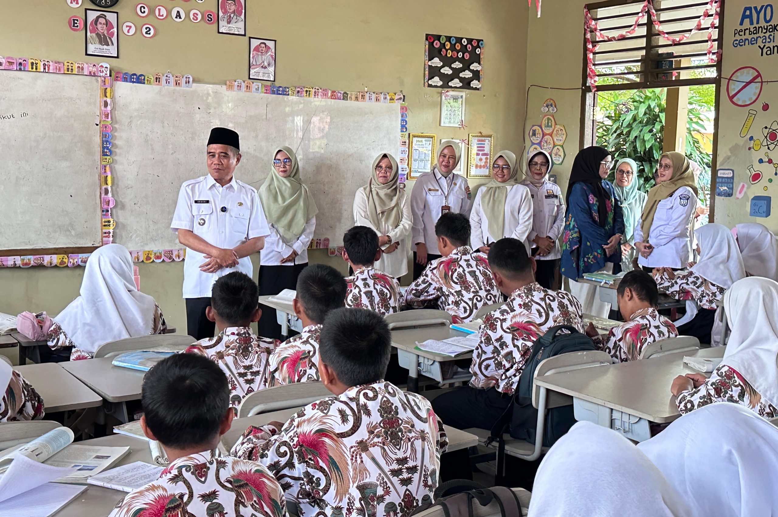 SMPN 1 Tanjung Raja Menerima Kunjungan Wakil Bupati Ogan...