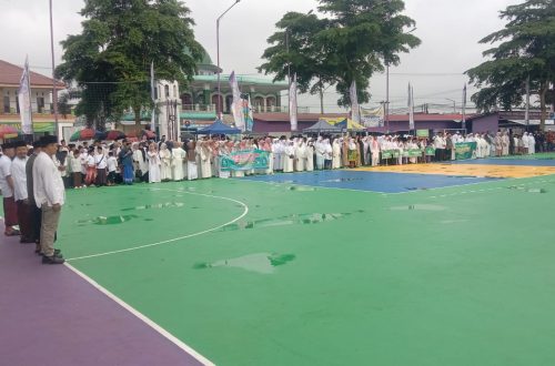 Santri Dari 11 Desa Ikuti Apel Hari Santri 2025 Tingkat...