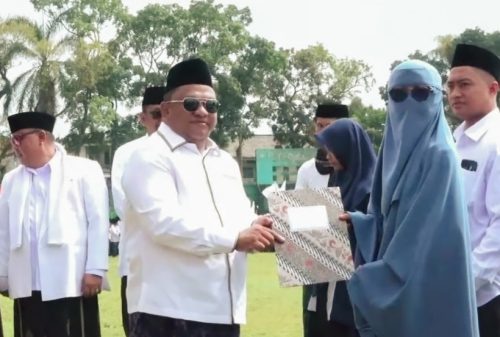 Ketua DPRD Kab. Sukabumi Hadiri Upacara Peringatan HSN 2025
