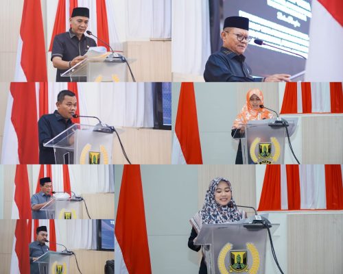 Rapat Paripurna Pandangan Umum Fraksi DPRD Kab. Sukabumi...