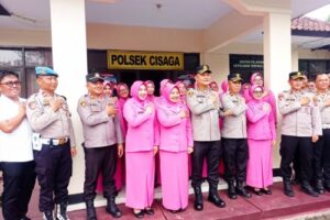 Kapolres Ciamis Melakukan Kunjungan Kerja ke Polsek Cisaga