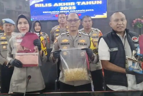 Sat Narkoba Polres Sukabumi Kota Gerebek Ruko di Jalan...