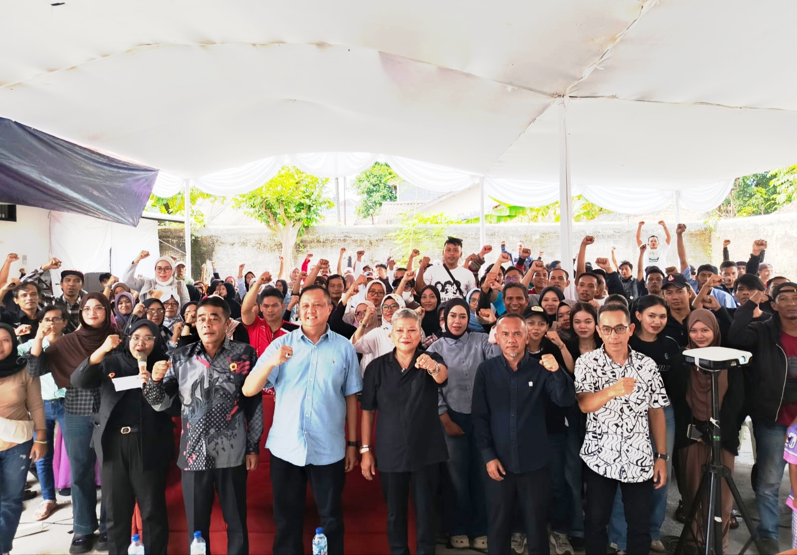 Rangkaian Hari Buruh, Ribka Tjiptaning dan Bambang Pacul...