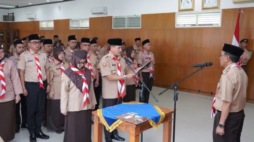 Kwarcab Gearakan Pramuka Kab. Sukabumi Dukung...