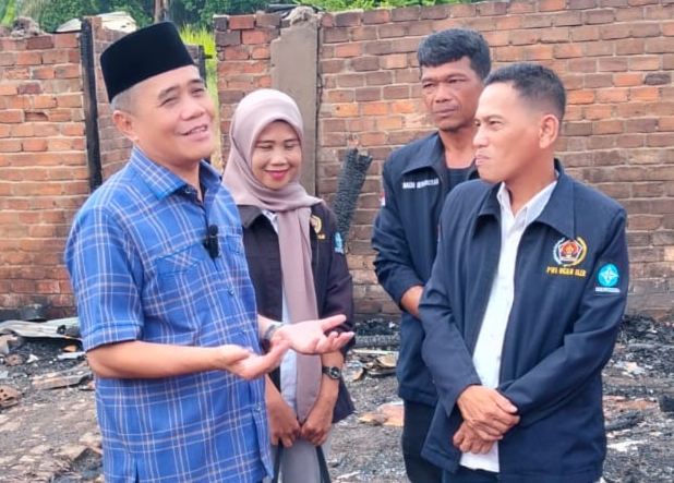 Wabup OI Ardani Tinjau Langsung Lokasi Rumah Sekjen PWI...