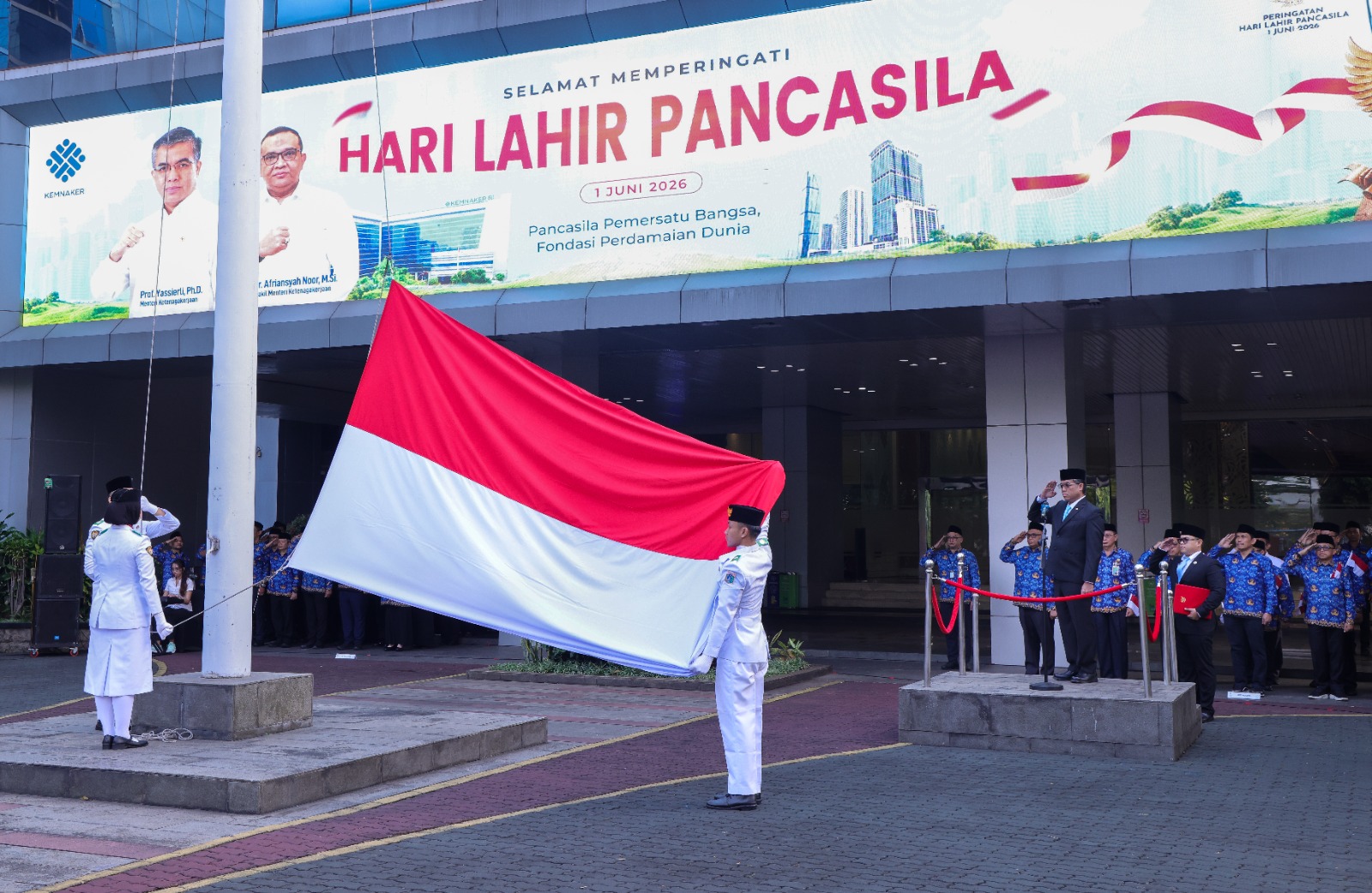 Hari Lahir Pancasila 2026, Menaker Ajak Generasi Muda...