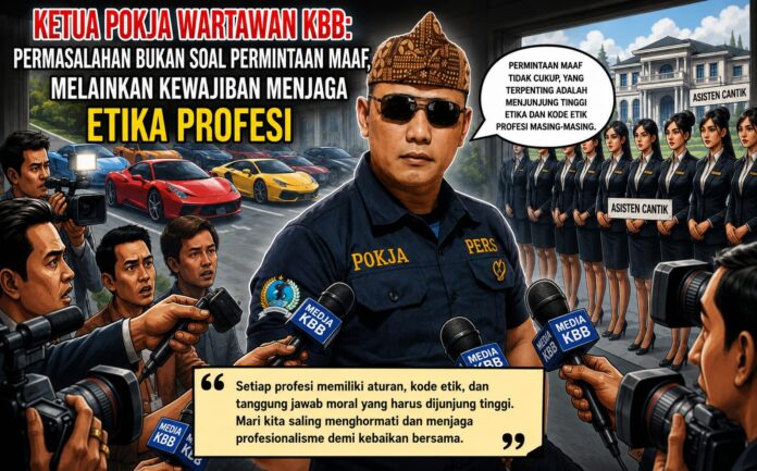 Ketua Pokja Wartawan KBB Soroti Etika Profesi, Sesalkan...